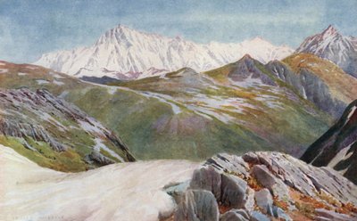 Vista lontana del Nanga Parbat, dal Passo Kamri da Edward Mary Joseph Molyneux